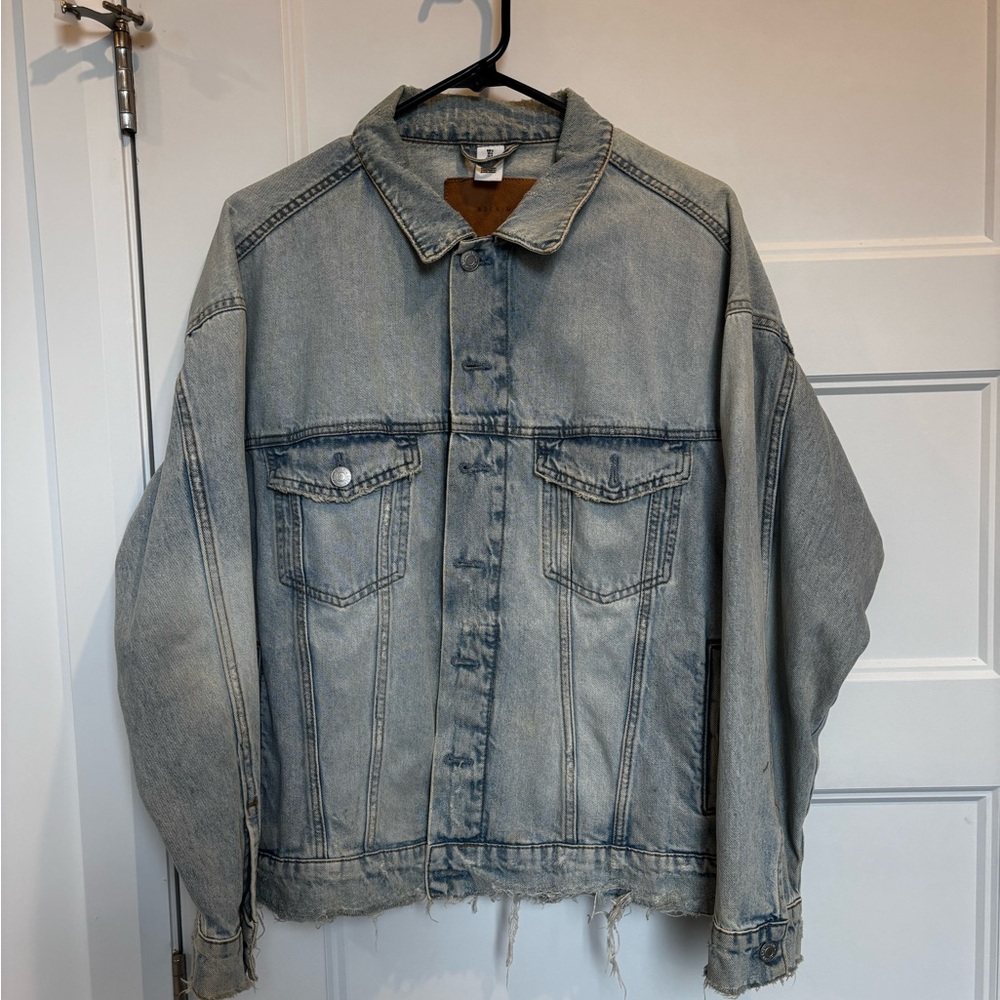 H&M Blue Jean Jacket Classic Oversized Fit